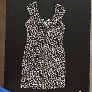 H&M Mini Animal Print Dress